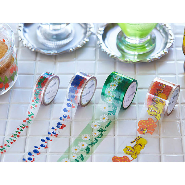 King Jim x Aderia Retro Soda Transparent Masking Tape - Balloon - 20 mm x 5 m -  - Washi Tapes - Bunbougu