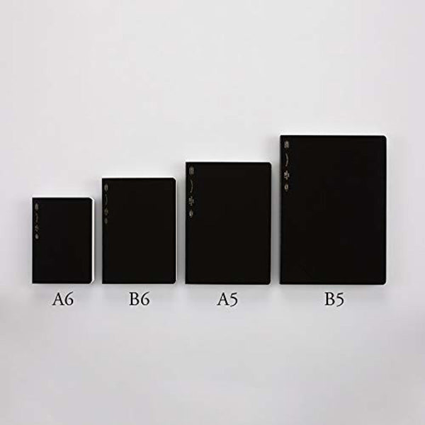 Stalogy Editor's Series 365 Days Notebook - 5 mm Grid - Black - B6 -  - Notebooks - Bunbougu