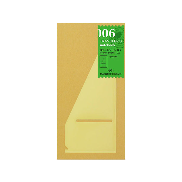 Traveler's Company Traveler's Notebook Accessories 006 - Pocket Sticker - Large -  - Notebook Accessories - Bunbougu